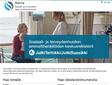 Tablet Screenshot of julkiterhikki.valvira.fi